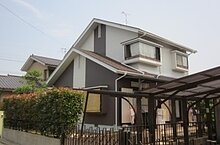遠賀郡　Ｙ様邸　外壁塗装(屋根葺き替え)